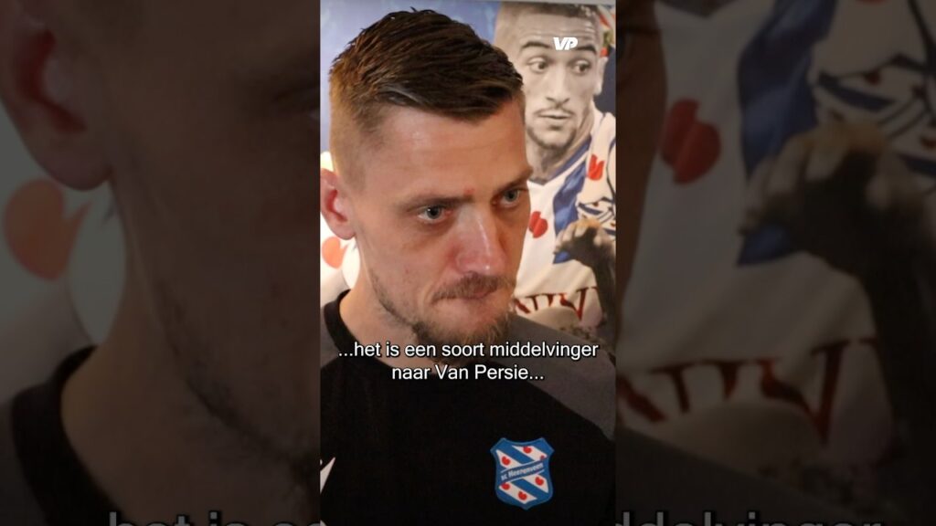 ‘DIT WAS GEEN MIDDELVINGER NAAR VAN PERSIE!’ 🗣️❌ #Noppert #Heerenveen #VanPersie