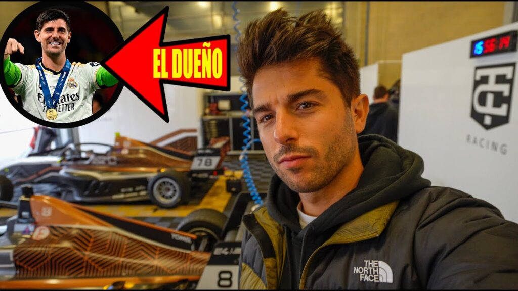 PASÉ UN DÍA con EL EQUIPO de THIBAUT COURTOIS NOS INVITA de F4 🏎️
