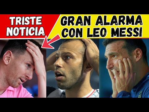 🚨🔥 ¡URGENTE! CRECE la PREOCUPACIÓN por MESSI en MIAMI y ARGENTINA 😱⚡