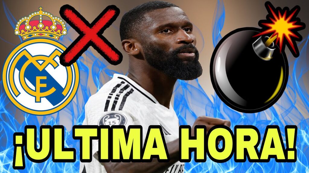 ¡NOTICION INESPERADO! ¡NADIE SE LO ESPERABA DE RUDIGER! | NOTICIAS DEL REAL MADRID HOY