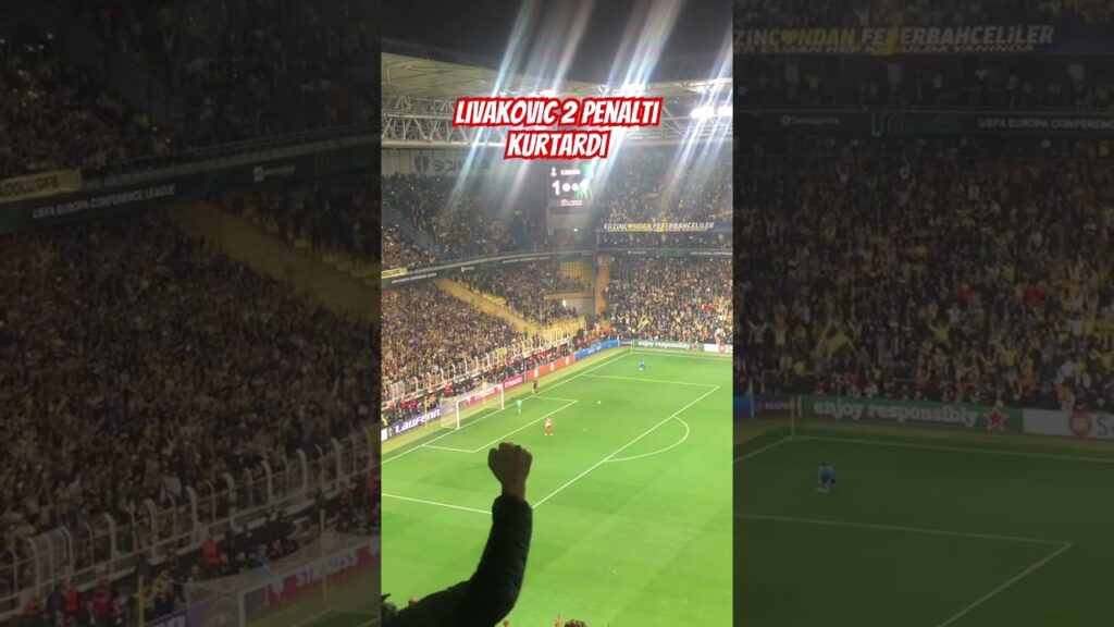 Livakovic penaltıyı kurtardı Kadıköy büyük sevinç yaşadı | Fenerbahçe - Olympiakos