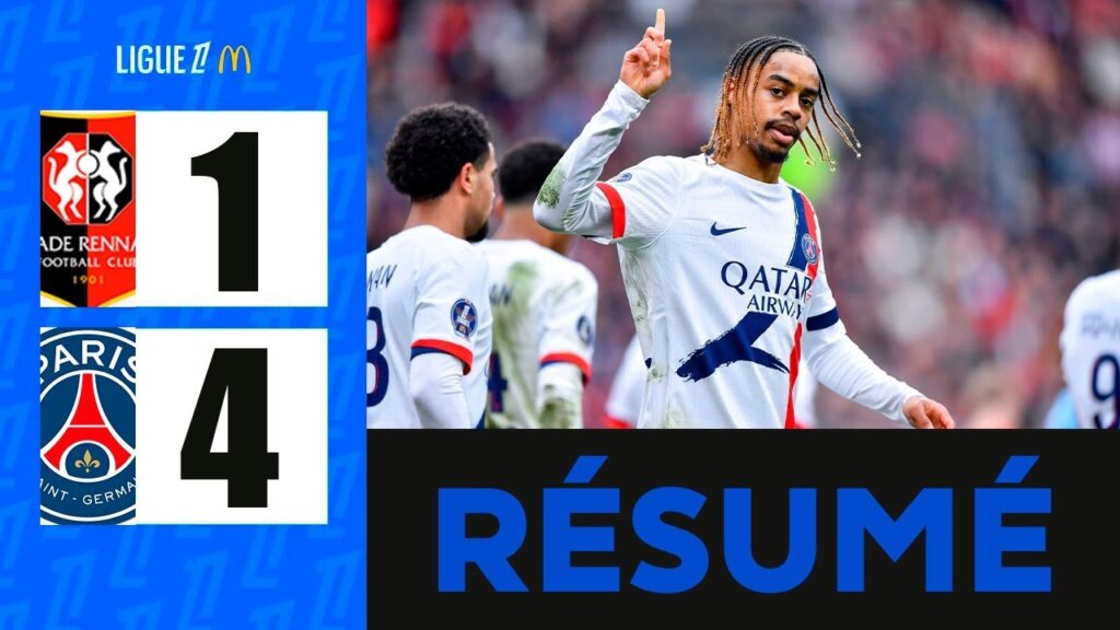 Renne vs PSG 1-4 Résumé | Ligue 1 2024/25
