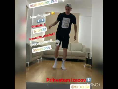 #Stayhomechallenge Milan Jevtović👌🔴⚪♥️♥️👏