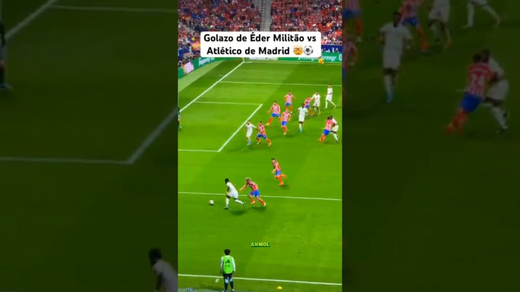Éder militão goal vs atlético madrid 🤩 #edermilitao #football #realmadrid #edit #fyp #viralvideo