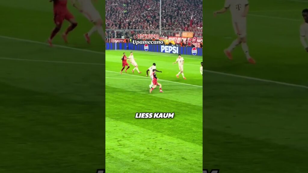 Was war gestern mit upamecano los?!