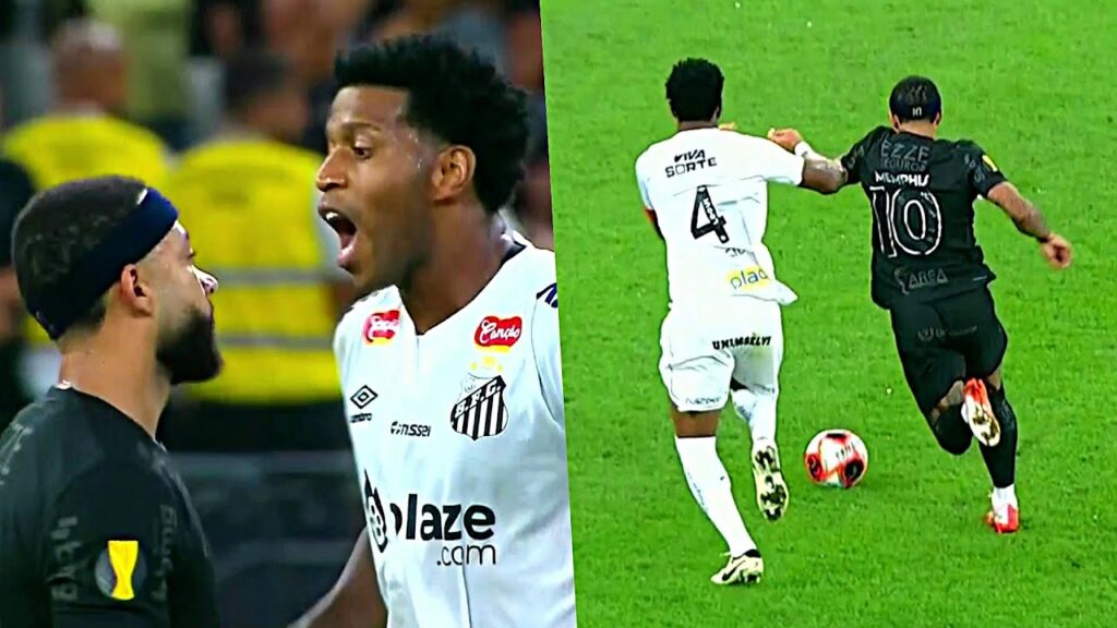 Memphis Depay vs Santos (09/03/2025) | Corinthians 2x1 Santos