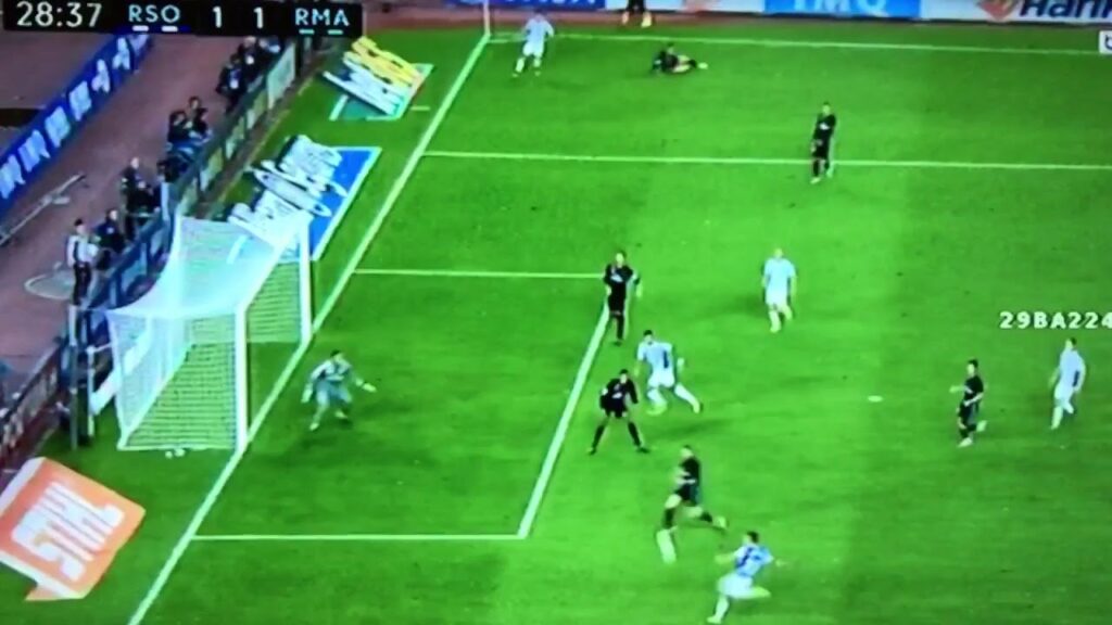 Real Sociedad Vs Real Madrid 1-1 Kevin Rodriguez Goal 17-9-2017