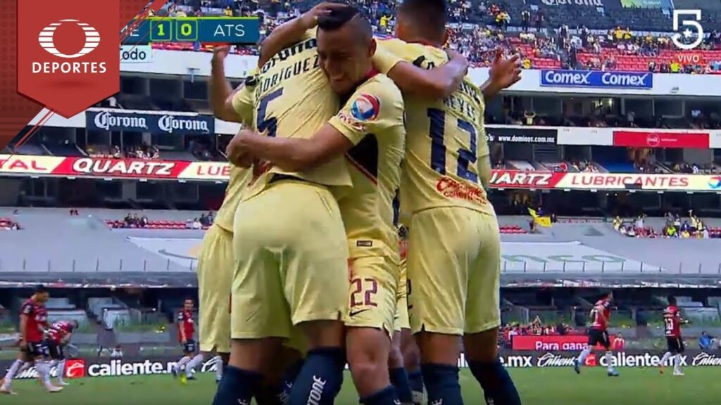 Gol de Guido Rodríguez | América 1 - 0 Atlas | Apertura 18 - Jornada 2 | Televisa Deportes