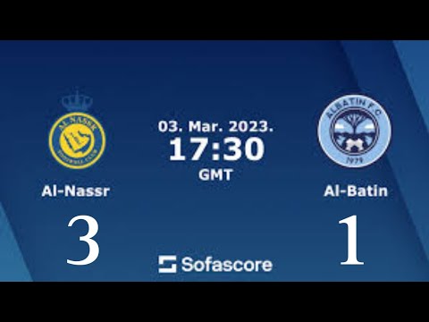 highlights || AL-NASSR VS AL BATEN 3-1 ||  AL NASSR PUCUK KEDINGINAN
