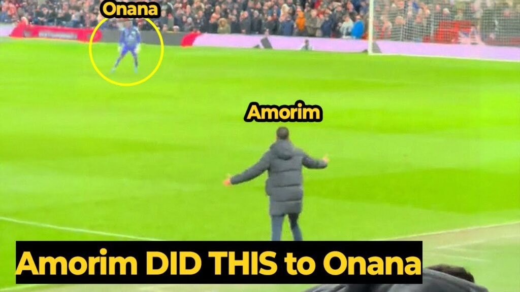 Ruben Amorim FURIOUS reaction to Andre Onana MISTAKE against Nottingham Forest | Man Utd News