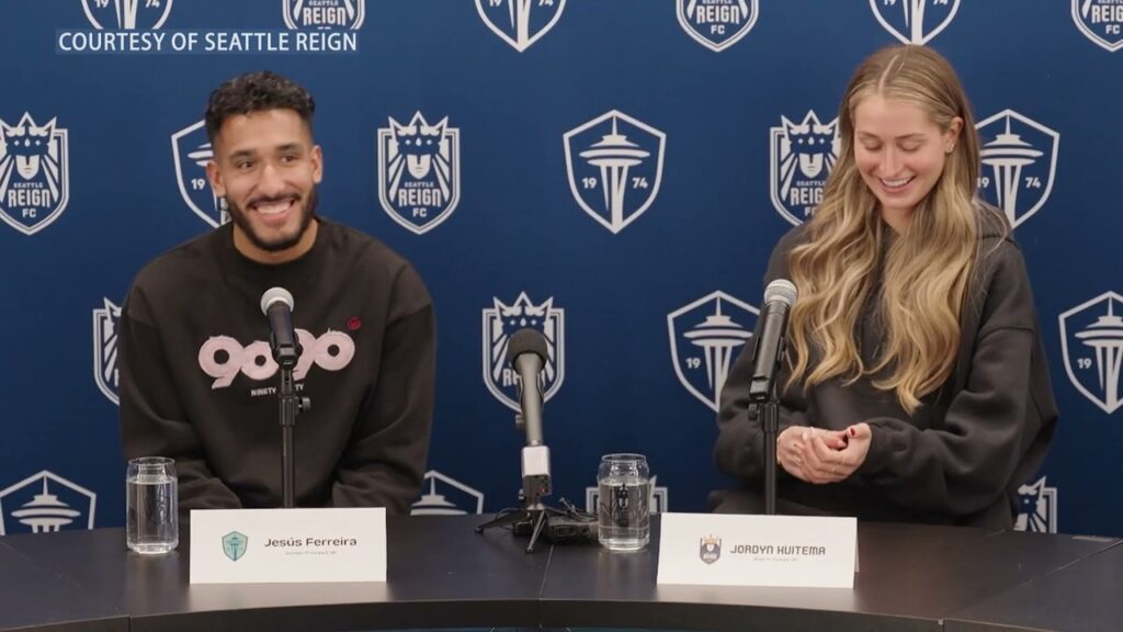 Jordyn Huitema & Jesus Ferreira TALK about Seattle HAVING Reign and Sounders CHEERING ON