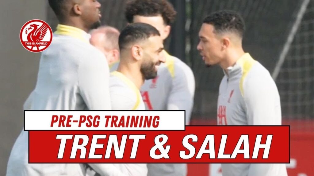 Mo Salah & Trent Alexander-Arnold clash! | Liverpool FC Training
