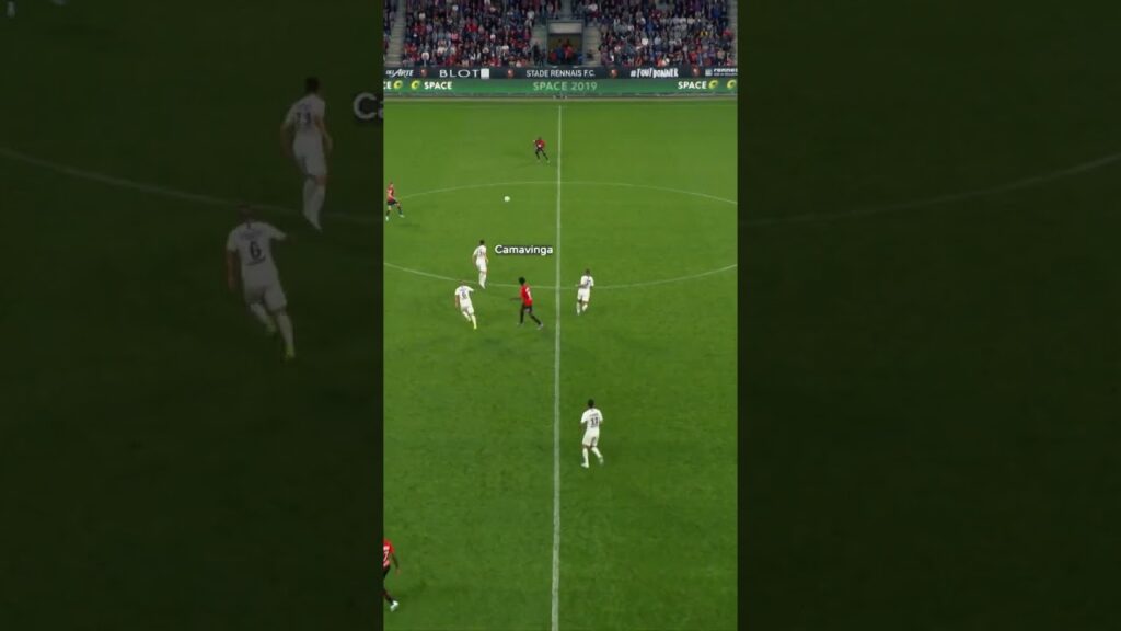 When Camavinga played a near-perfect 👌 game against PSG #ligue1 #camavinga #football #rennes #psg