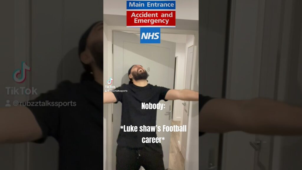 POV- Luke shaw Playing Football..☠️😱 #shorts #manchesterunited #lukeshaw