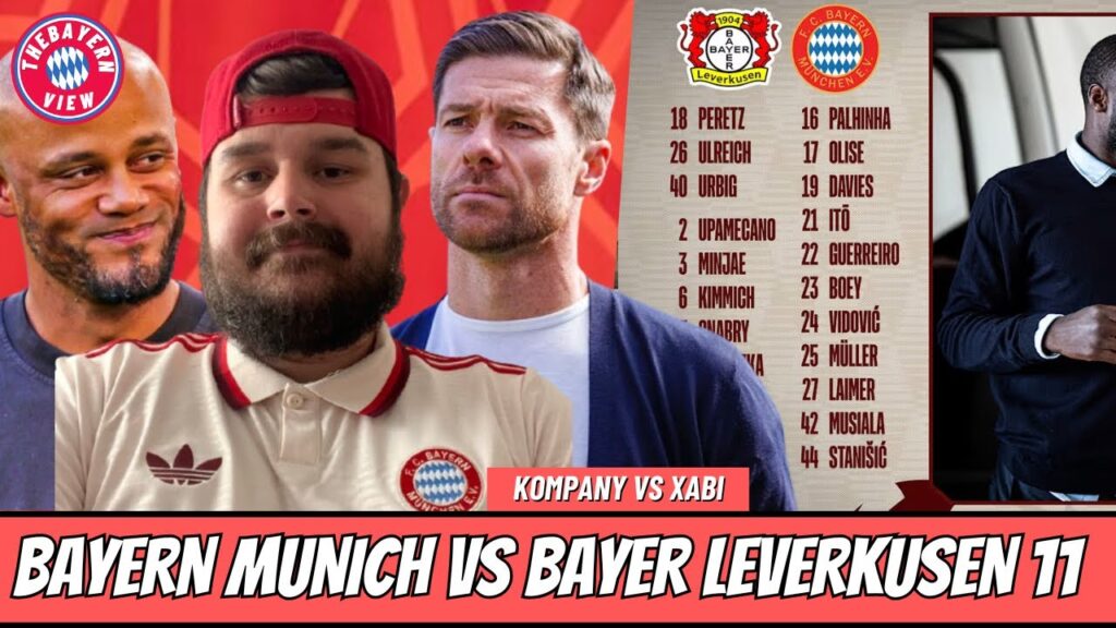 Reacting to the Bayern squad travelling to Leverkusen!! - Bayern News