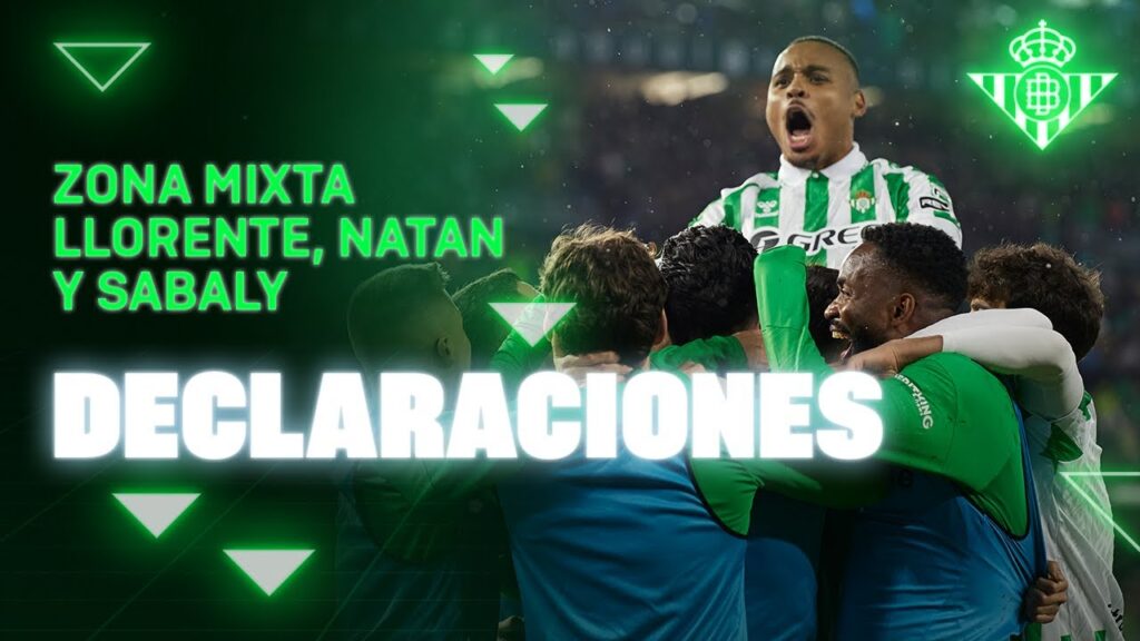 Zona Mixta de Llorente, Natan y Sabaly tras el #RealBetisLasPalmas 🗣🎙 | Real BETIS Balompié Zona Mixta de Llorente, Natan y Sabaly tras el #RealBetisLasPalmas 🗣🎙 | Real BETIS Balompié