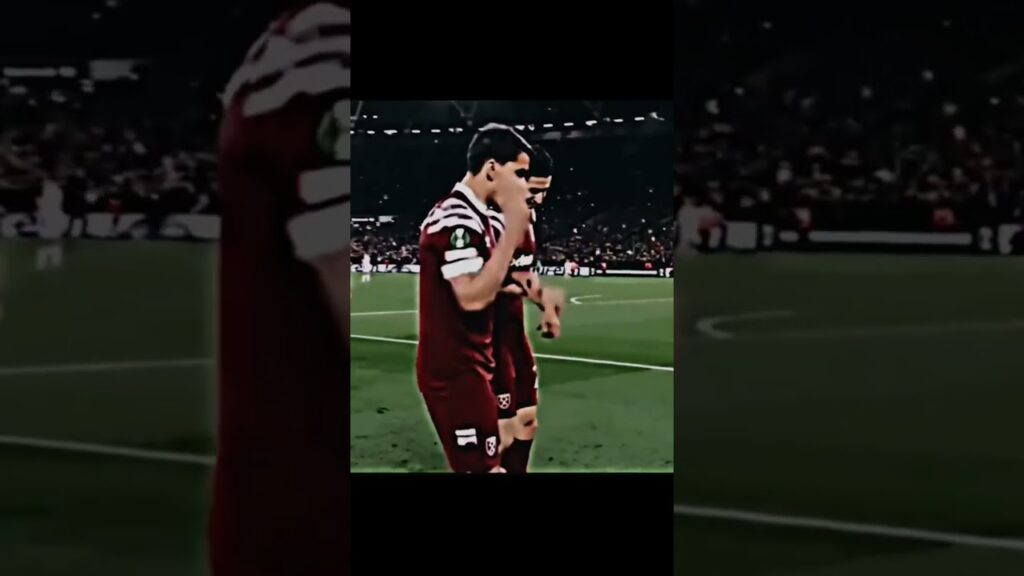 Nayef Aguerd and Lucas Paqueta Dance #westham