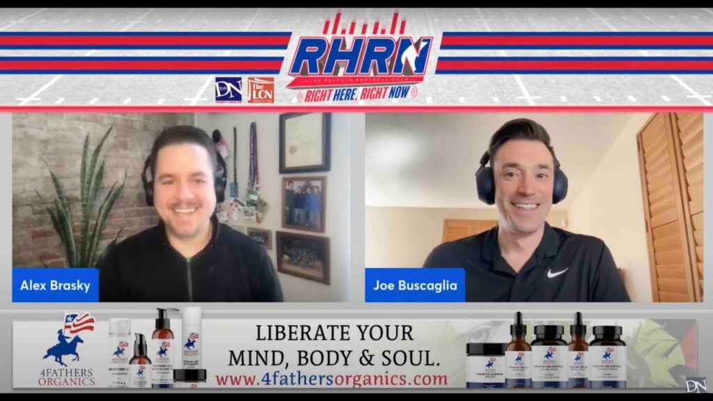 Right Here, Right Now | Joe Buscaglia joins to talk Josh Allen's new contract & start of free agency