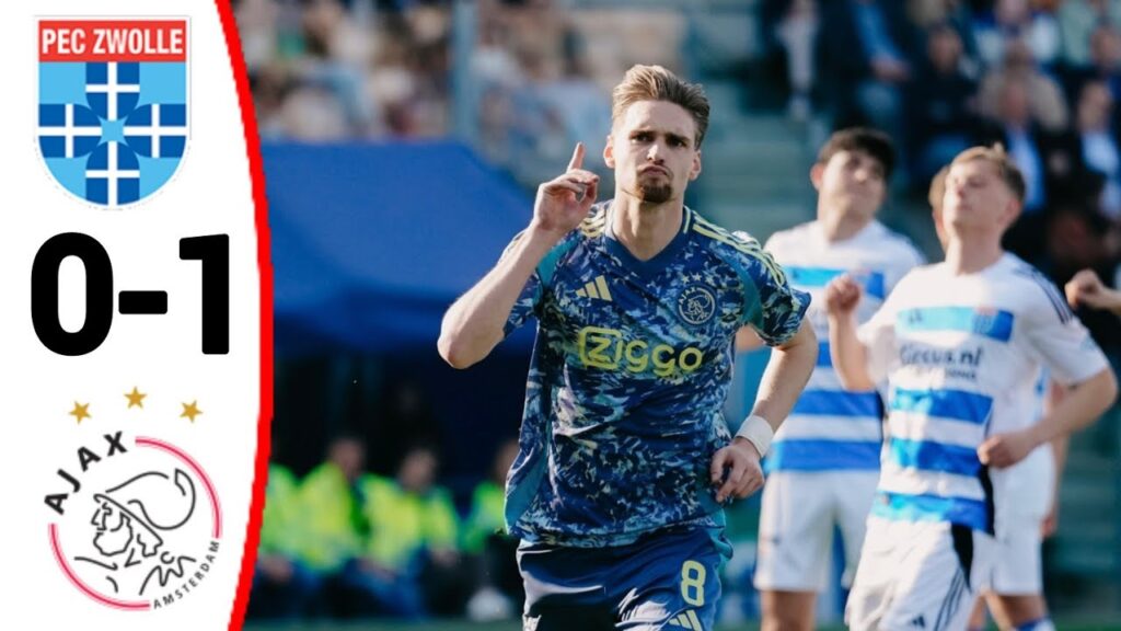 PEC Zwolle vs Ajax (0-1) Kenneth Taylor Goal, All Goals and Extended Highlights