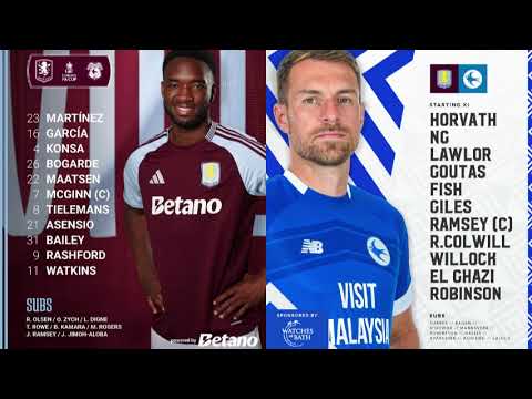 Aston Villa VS Cardiff City - FA Cup 2024/25 - BBC Radio 5 Live commentary