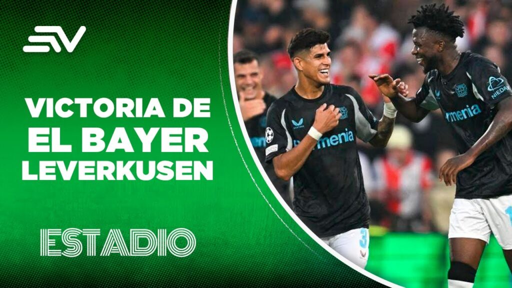El Bayer Leverkusen, con Piero Hincapié, goleó 4-0 al Feyenoord por Champions League | Estadio