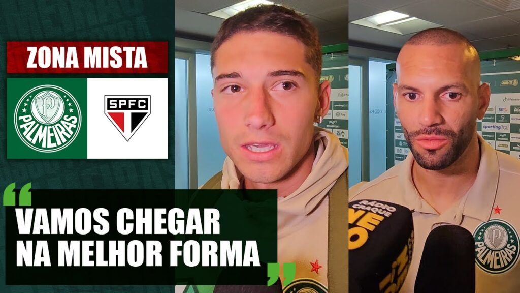 VEJA O QUE WEVERTON E MARTINEZ FALARAM NA ZONA MISTA APÓS PALMEIRAS 1 X 0 SÃO PAULO PAULISTÃO 2025