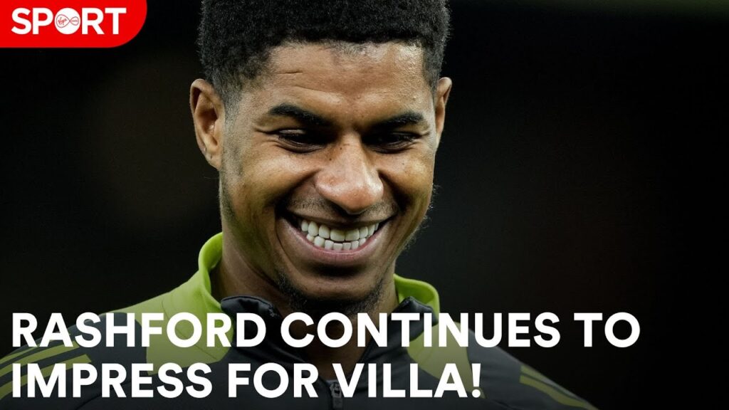 Marcus Rashford continues to impress for Villa!