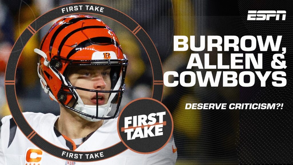 Joe Burrow & Josh Allen CRITICISM for being ringless + Cowboys are quiet in free agency | First Take