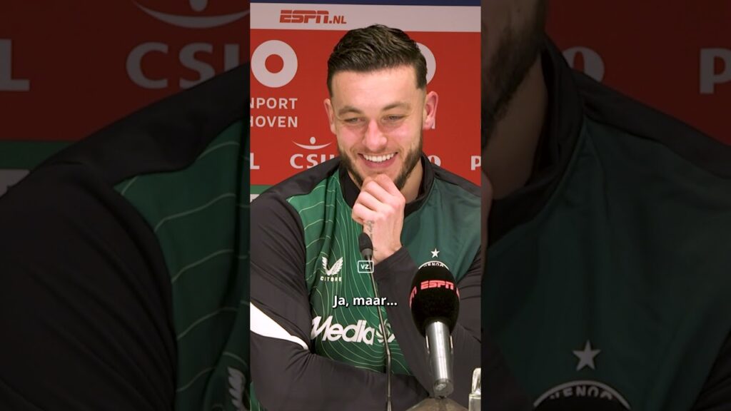 Justin Bijlow heeft gevoel voor zelfspot 😅 #bijlow #feyenoord #psvfey
