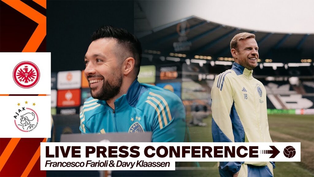 🎙️  LIVE 18:00 | Persconferentie Francesco Farioli & Davy Klaassen | Eintracht Frankfurt - Ajax