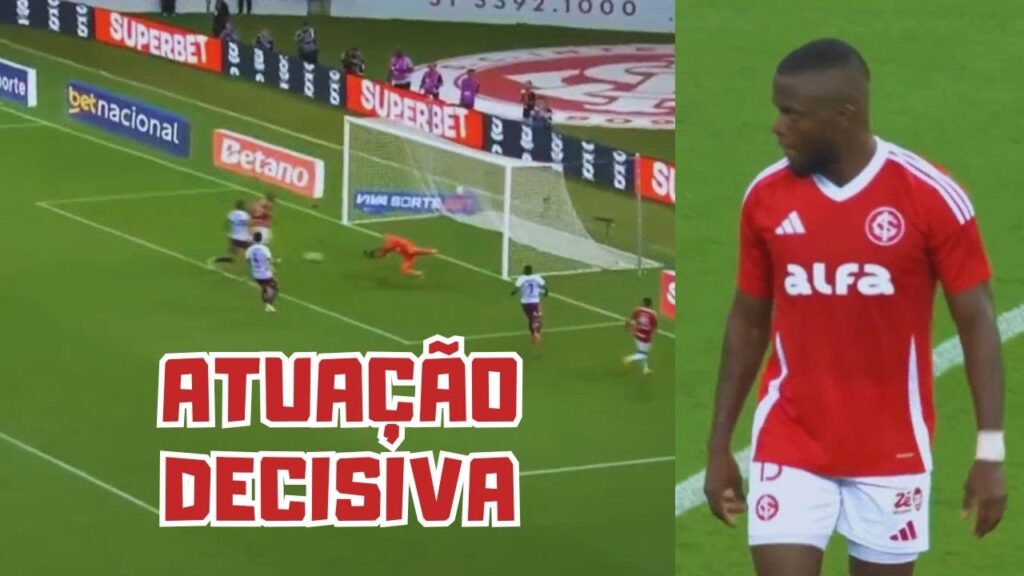 ENNER VALENCIA MARCOU DUAS VEZES EM VITÓRIA DO INTER CONTRA O CAXIAS