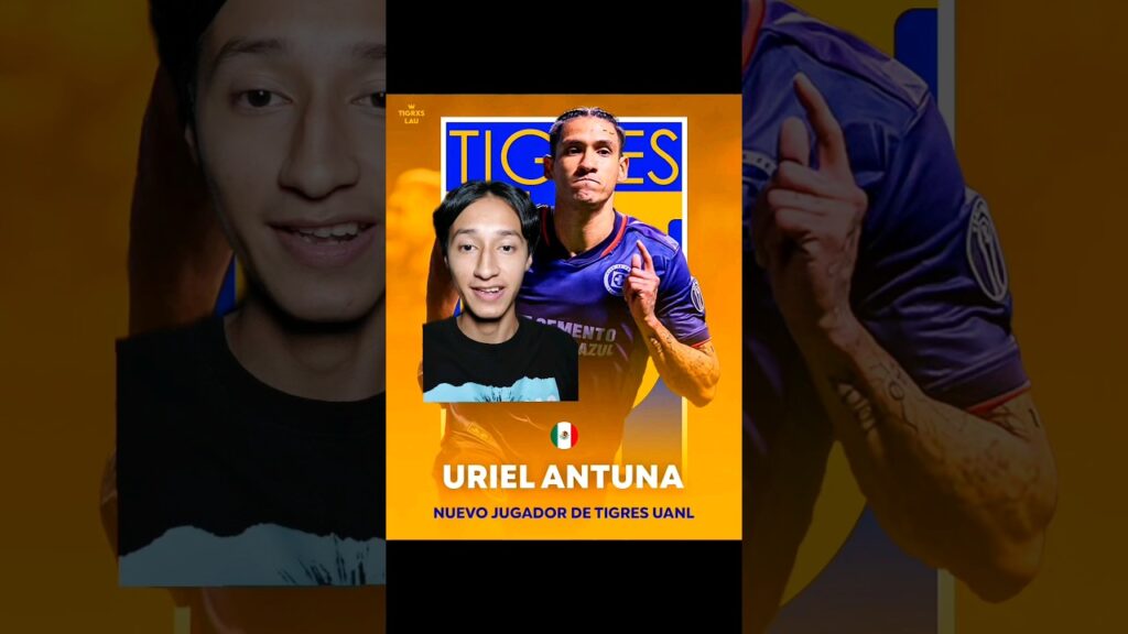 Uriel Antuna a Tigres.😳🔥