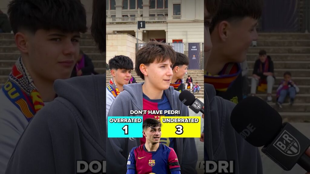 Pedri is still underrated according to Barça fans 🗣️
