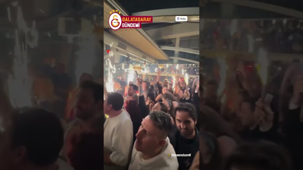 🎶 Lucas Torreira'nın doğum gününde Mauro Icardi esintileri. #shorts #galatasaray