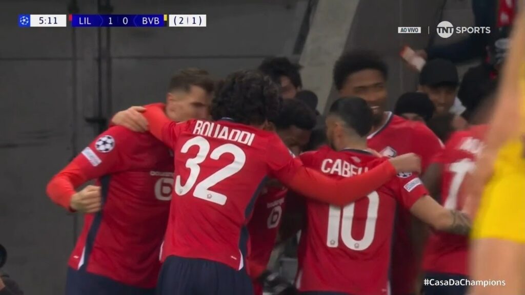 But de Jonathan David | Résumé de Lille vs Borussia Dortmund (1-0) | Ligue des champions 2024/25