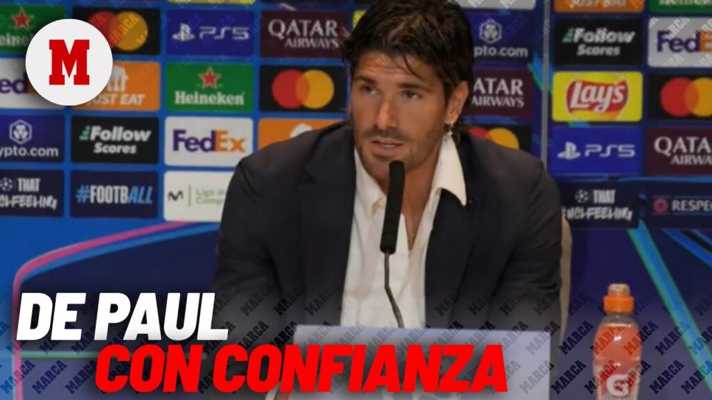 Rodrigo De Paul: "Mañana puede ser una gran noche para todos los atléticos" I MARCA