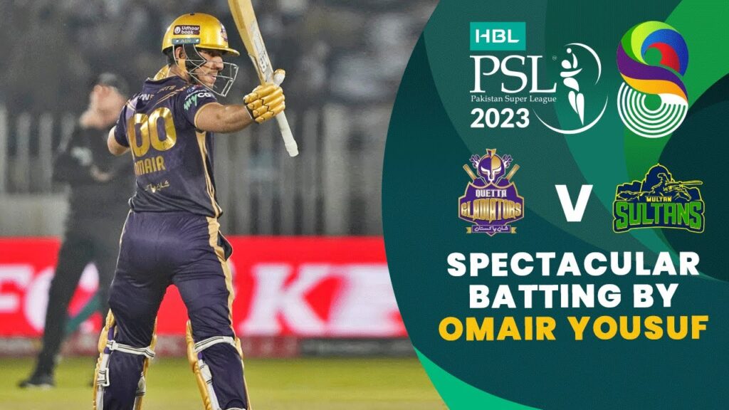 Spectacular Batting By Omair Yousuf | Quetta vs Multan | Match 28 | HBL PSL 8 | MI2T