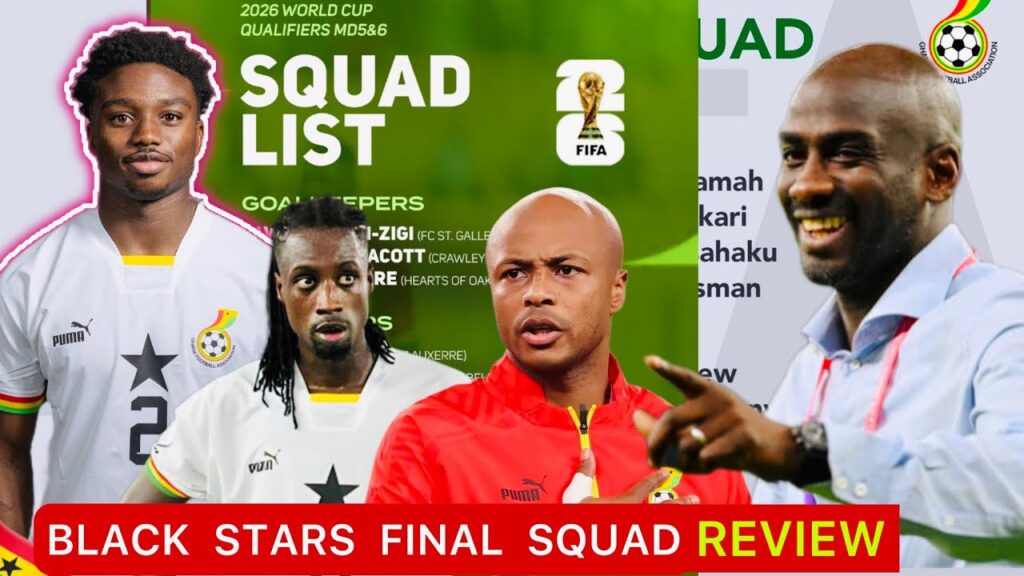 WHY TARIQ LAMPTEY & 11 PLAYERS OUT OF BLACK STARS SQUAD…ANDRÉ AYEW, OSMAN & OTHERS + DEBUTANTS