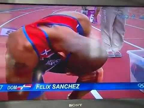 Felix Sanchez Se Impone en su Heat Clasificatorio - LONDON 2012