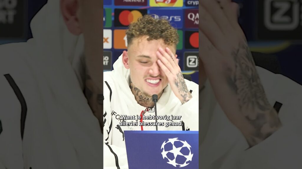 ‘Prrrt, doe ik het weer. Het gaat echt vanzelf’ Noa Lang is niet vies van een beetje zelfspot 💨 🤣