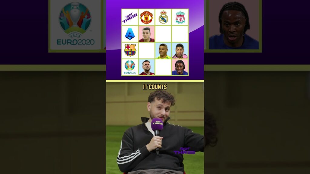 LUKE SHAW SMASHES the FOOTBALL TIC TAC TOE QUIZ?! 🔥 #shorts #soccer @adidasFootball