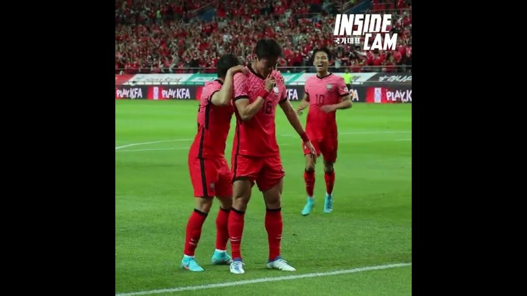 #인캠 #직캠 이집트전 첫 골! 이것이 대표팀 92라인의 호흡!✨ #shorts