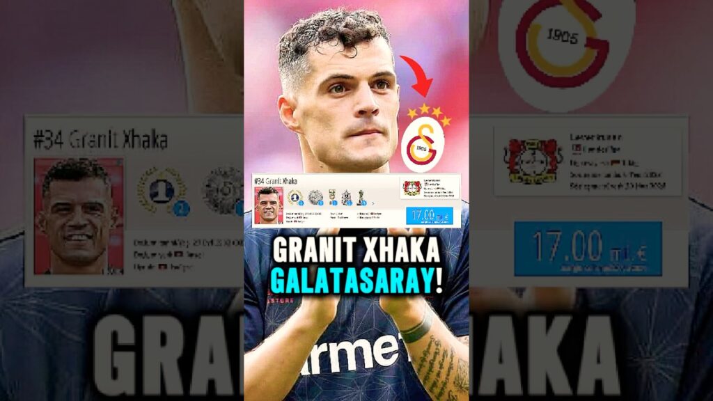 GRANİT XHAKA GALATASARAY❗️#xhaka #galatasaray #futbol #ramadanwithyoutube