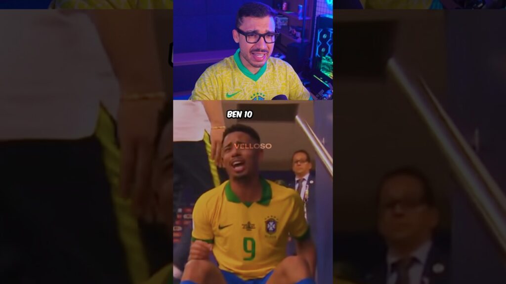 Falas do Gabriel Jesus chorando na Copa América 😆