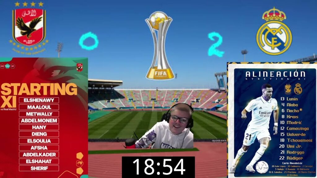 this is my reaction to Maaloul putting Al Ahly SC 1-2 vs Real Madrid