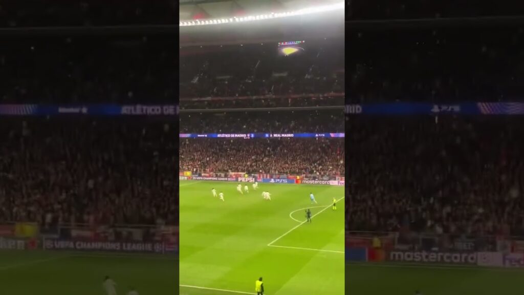 #rudiger silenció el estadio del #AtleticodeMadrid