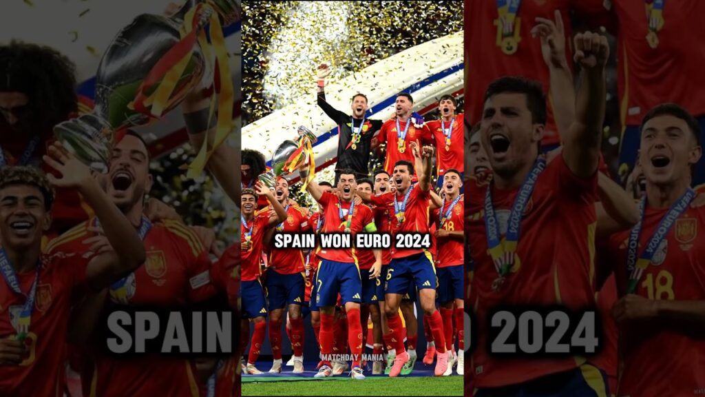 SPAIN WON EURO 2024 | UEFA Euro 2024 Champions Moments #euro2024 #eurofinal #spain