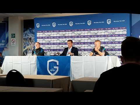 Mats Daehli en Joakim Maehle na KRC Genk - Club Brugge
