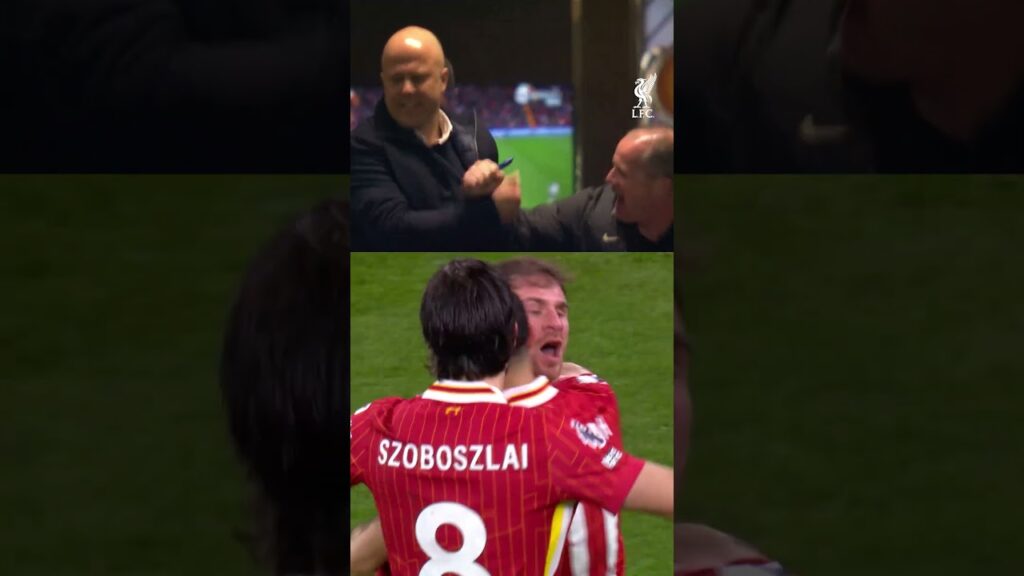 Arne Slot loved Mac Allister's goal 👏