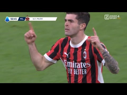 Christian Pulisic Goal, Milan vs Como (1-1) All Goals and Extended Highlights